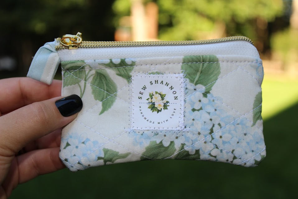 The Adalynn Handmade Fabric Wallet – Small Zipper Coin Purse, Card Holder, Everyday Gift for Women