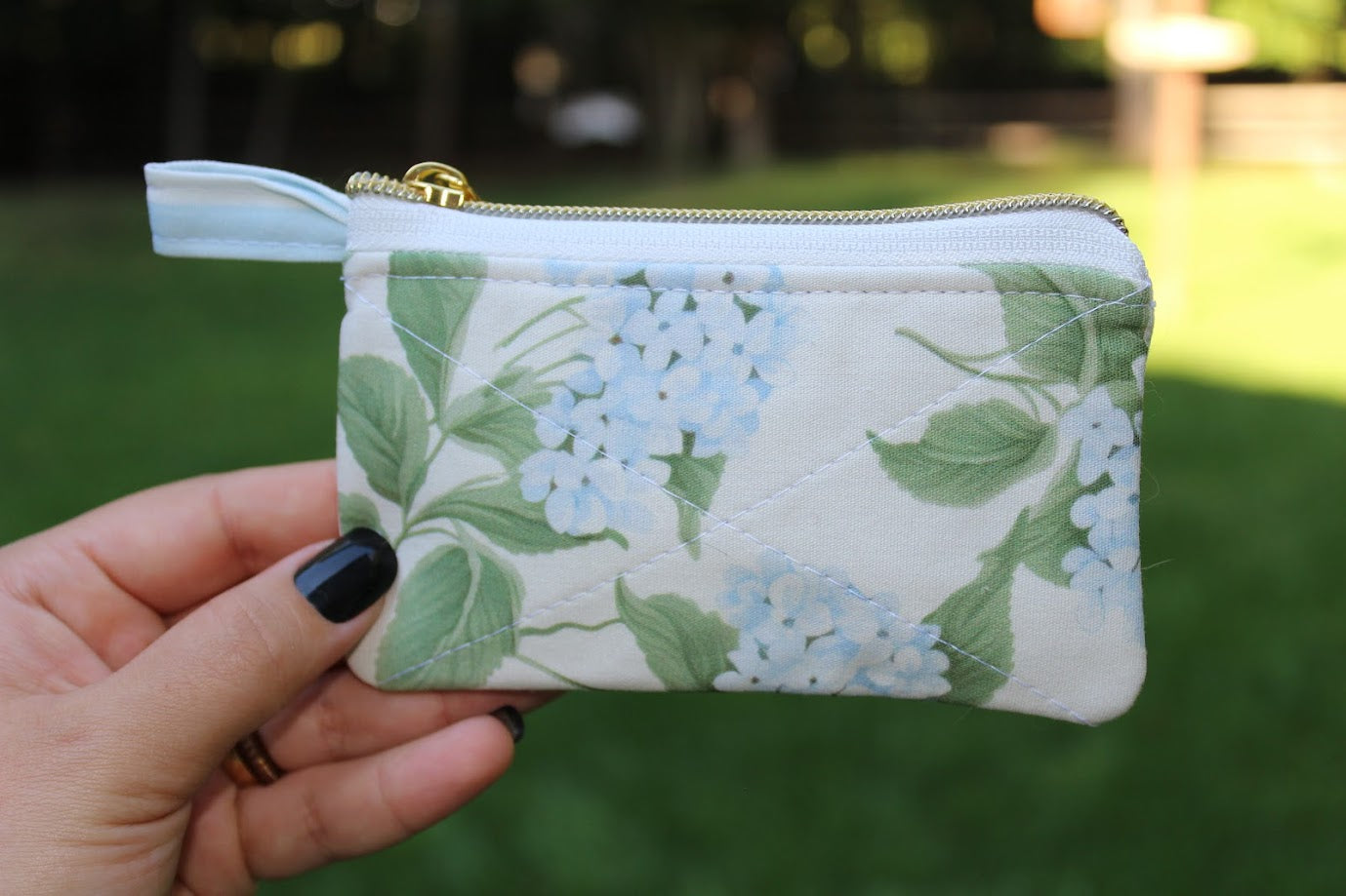 The Adalynn Handmade Fabric Wallet – Small Zipper Coin Purse, Card Holder, Everyday Gift for Women