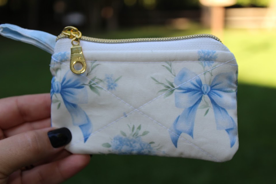 The Marney Handmade Fabric Wallet – Small Zipper Coin Purse, Card Holder, Everyday Gift for Women