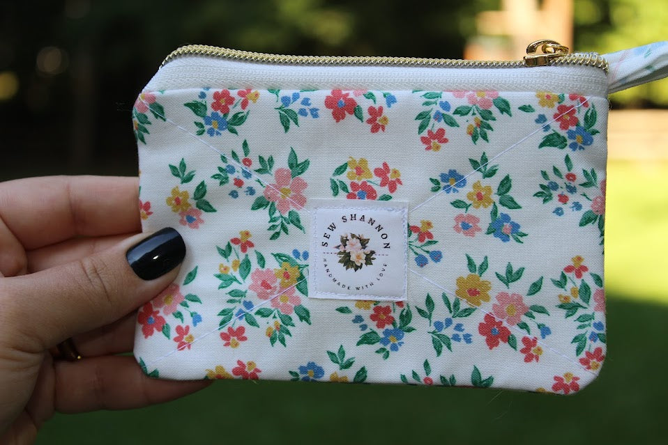 The Piper Handmade Fabric Wallet – Small Zipper Coin Purse, Card Holder, Everyday Gift for Women