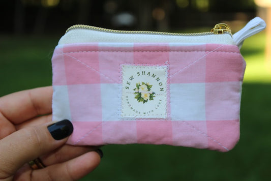 The Camila Handmade Fabric Wallet – Small Zipper Coin Purse, Card Holder, Everyday Gift for Women