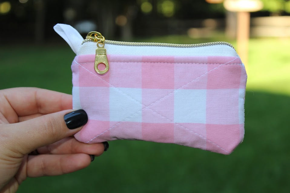 The Camila Handmade Fabric Wallet – Small Zipper Coin Purse, Card Holder, Everyday Gift for Women