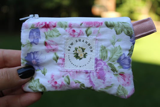 The Capri Handmade Fabric Wallet – Small Zipper Coin Purse, Card Holder, Everyday Gift for Women